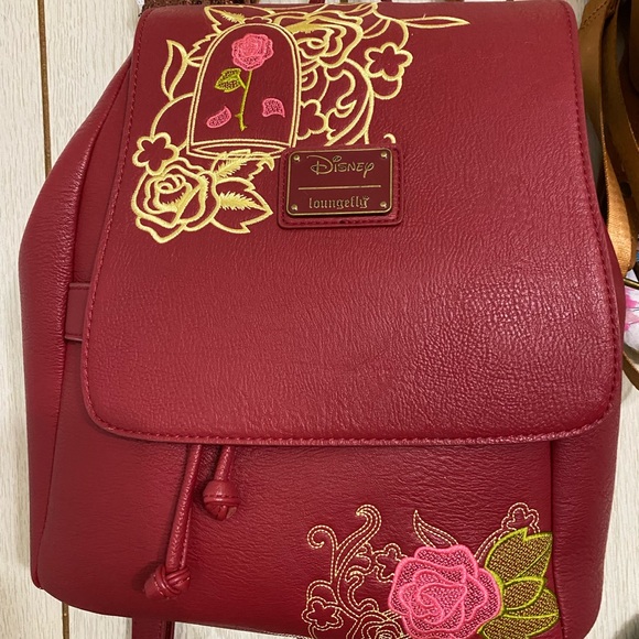 Loungefly Disney Beauty And The Beast Enchanted Rose Mini - Picture 1 of 4